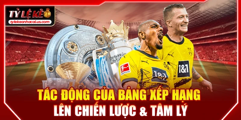 Bảng Xếp Hạng Bóng Đá, BXH Cập Nhật Chi Tiết 24/7 35 Tác động của bảng xếp hạng lên chiến lược & tâm lý