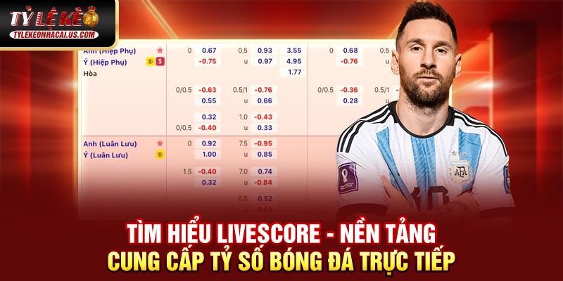 Livescore 33 Tìm hiểu Livescore - Nền tảng cung cấp tỷ số bóng đá trực tiếp